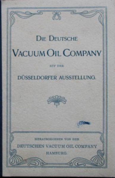 Deutsche Vacuum Oil Company Duesseldorf Exhibition 1902 Advertisingbooklet (6659)